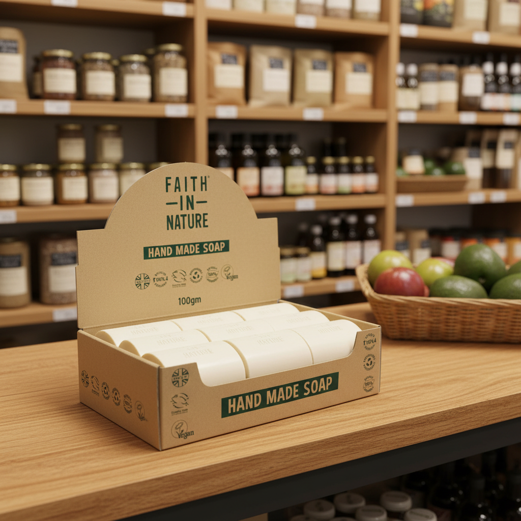 18 x Faith In Nature Coconut Soap Unpackaged - 100g