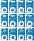 12 x Oral B Floss Mint 50M