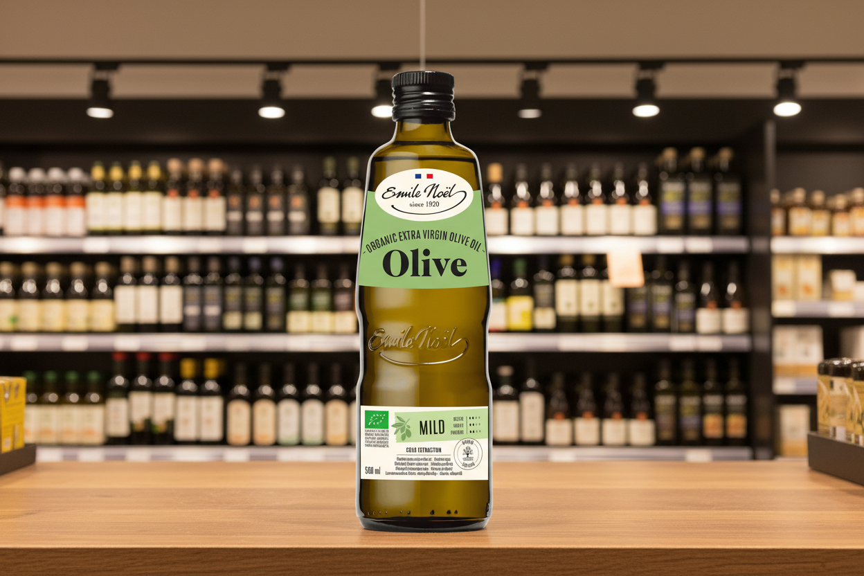 Emile Noel Organic Extra Virgin Olive Oil, Mild - 500ml