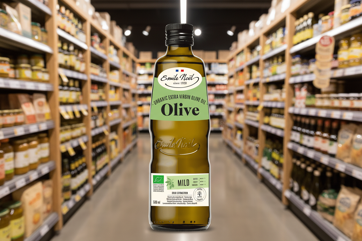 Emile Noel Organic Extra Virgin Olive Oil, Mild - 500ml