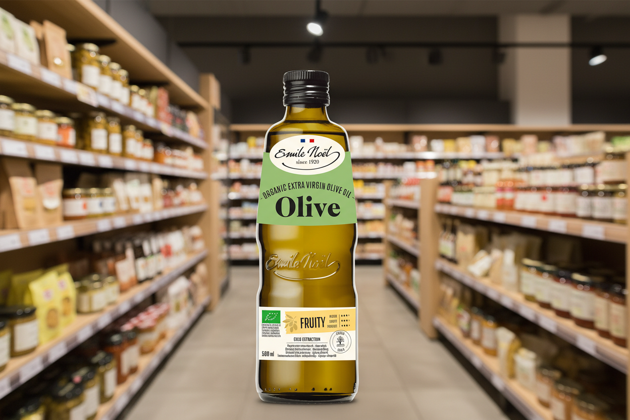 Emile Noel Organic Extra Virgin Olive Oil, Fruity - 500ml