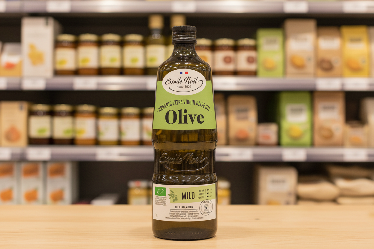 Emile Noel Organic Extra Virgin Olive oil, Mild - 1ltr