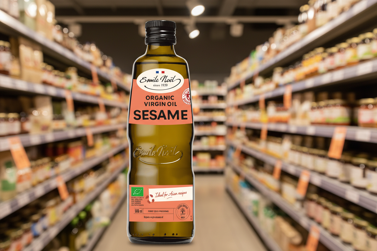 Emile Noel Organic Virgin Sesame Oil, Fairtrade - 500ml