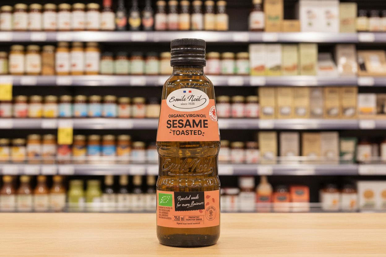 Emile Noel Org Virgin Toasted Sesame Oil Fairtrade - 250ml
