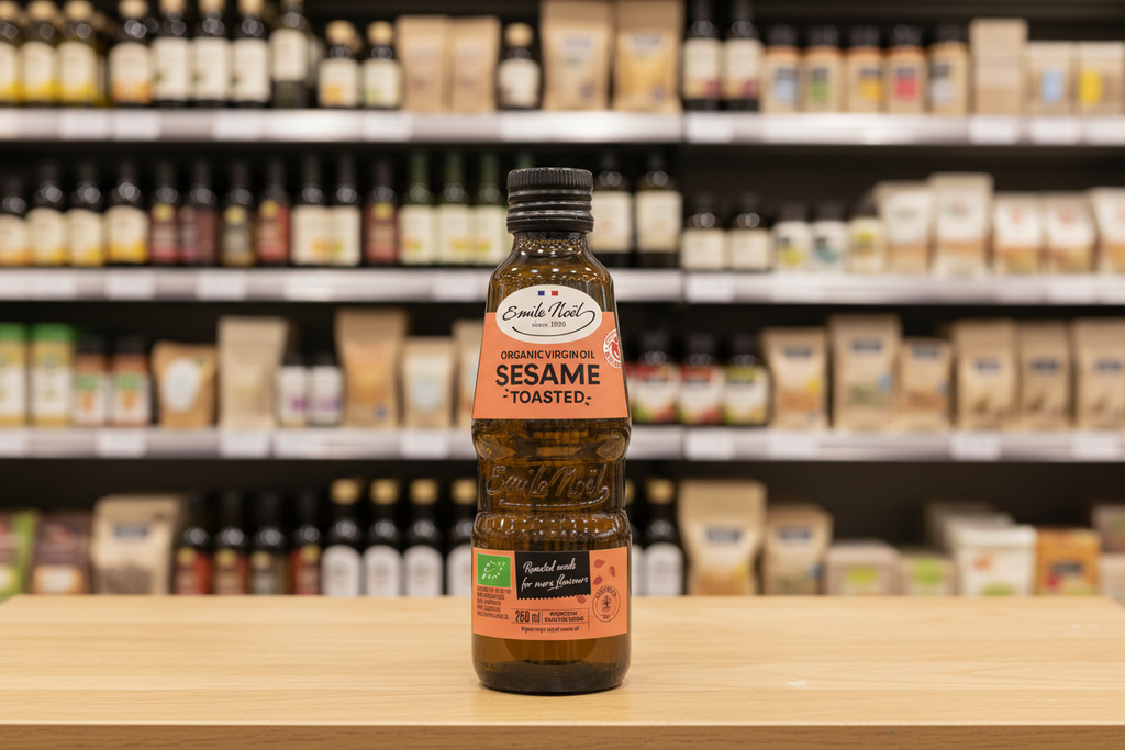 Emile Noel Org Virgin Toasted Sesame Oil Fairtrade - 250ml