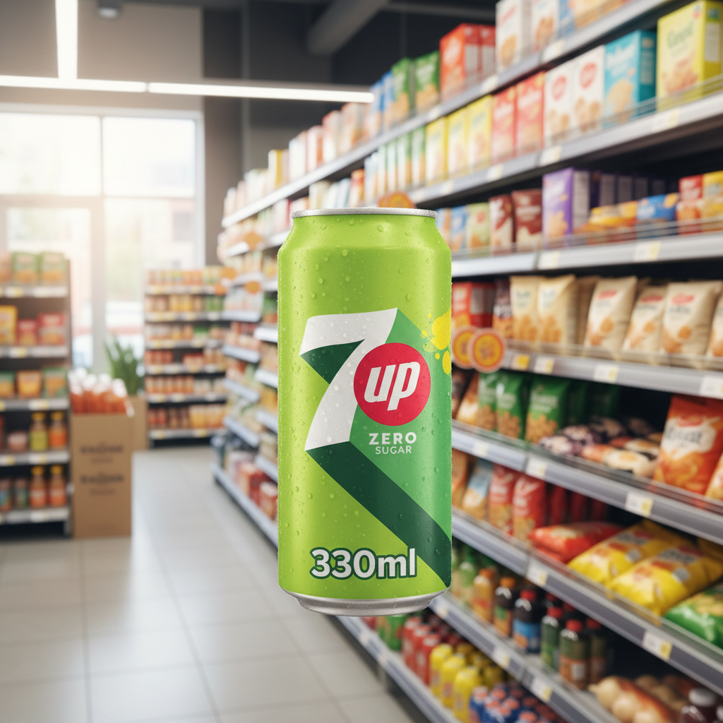 24 x 7Up Zero Sugar Can 330Ml
