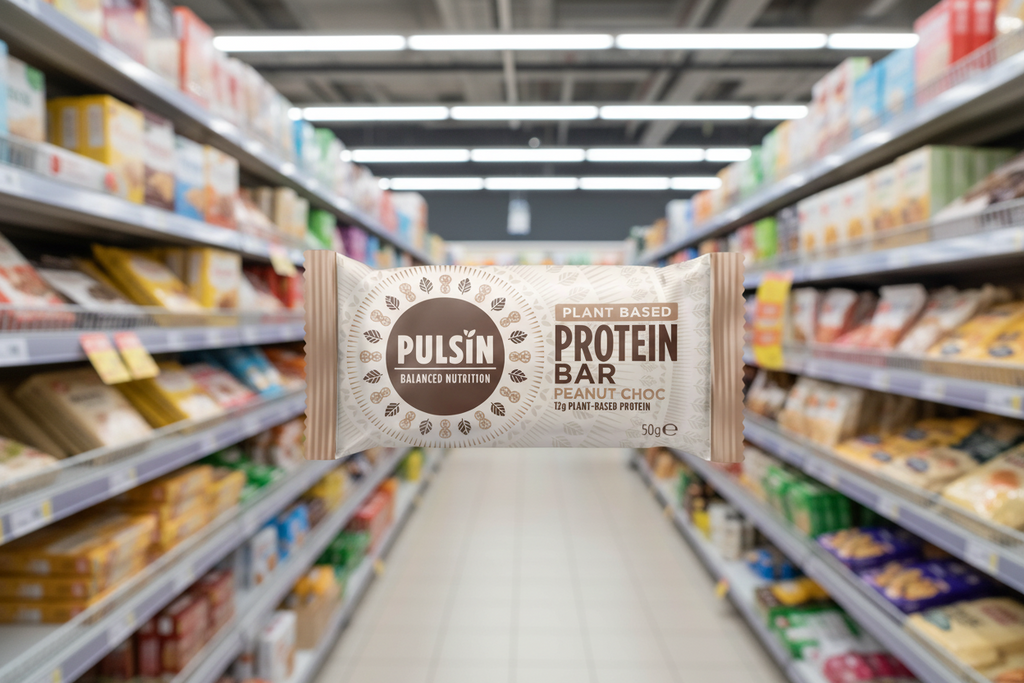 18 x Pulsin Peanut Choc Protein Bar - 50g