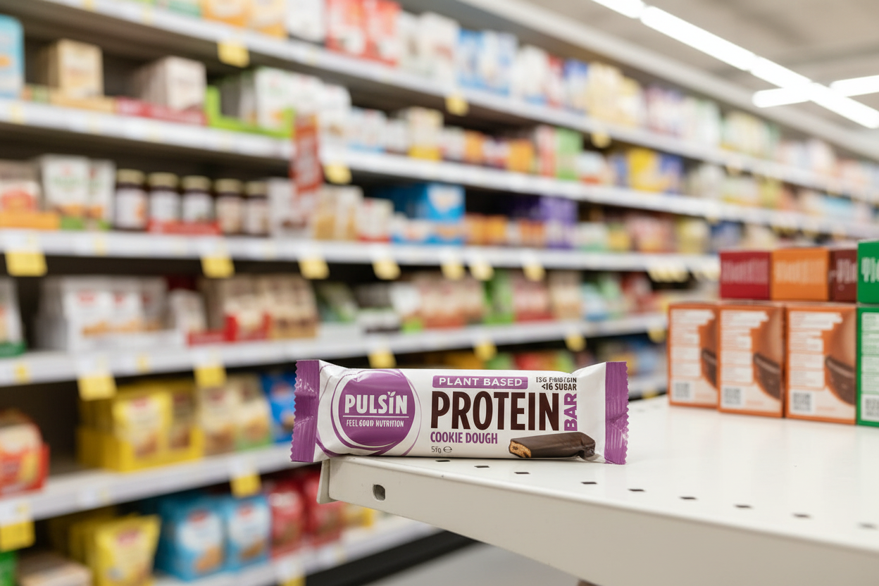 12 x Pulsin Cookie Dough Protein Bar - 57g