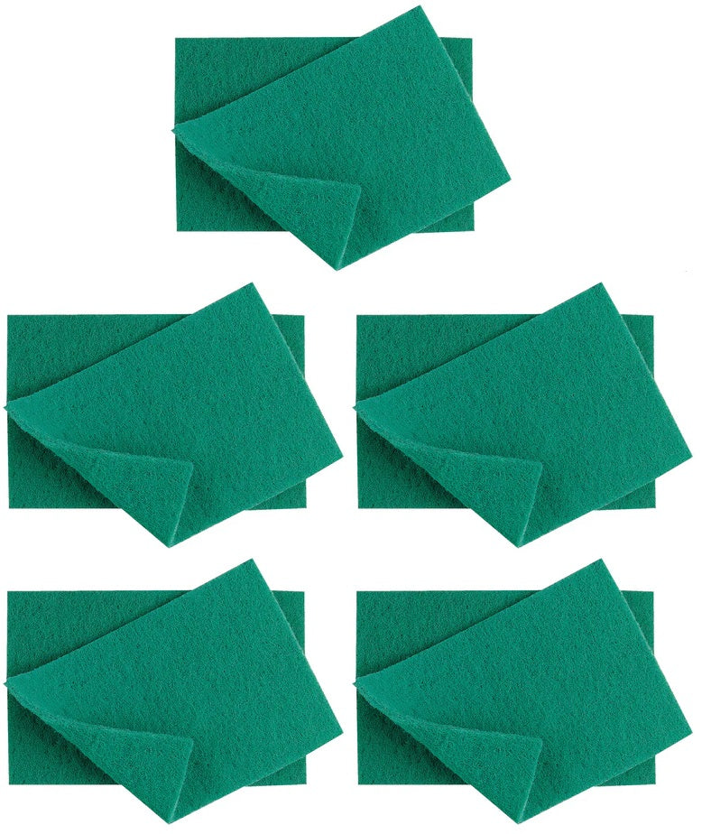 5 x Green Scouring Pad