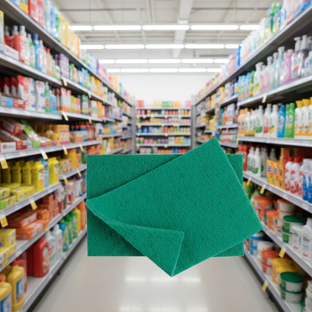 5 x Green Scouring Pad