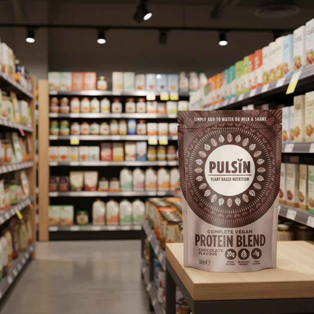 Pulsin Complete Vegan Protein Chocolate - 250g