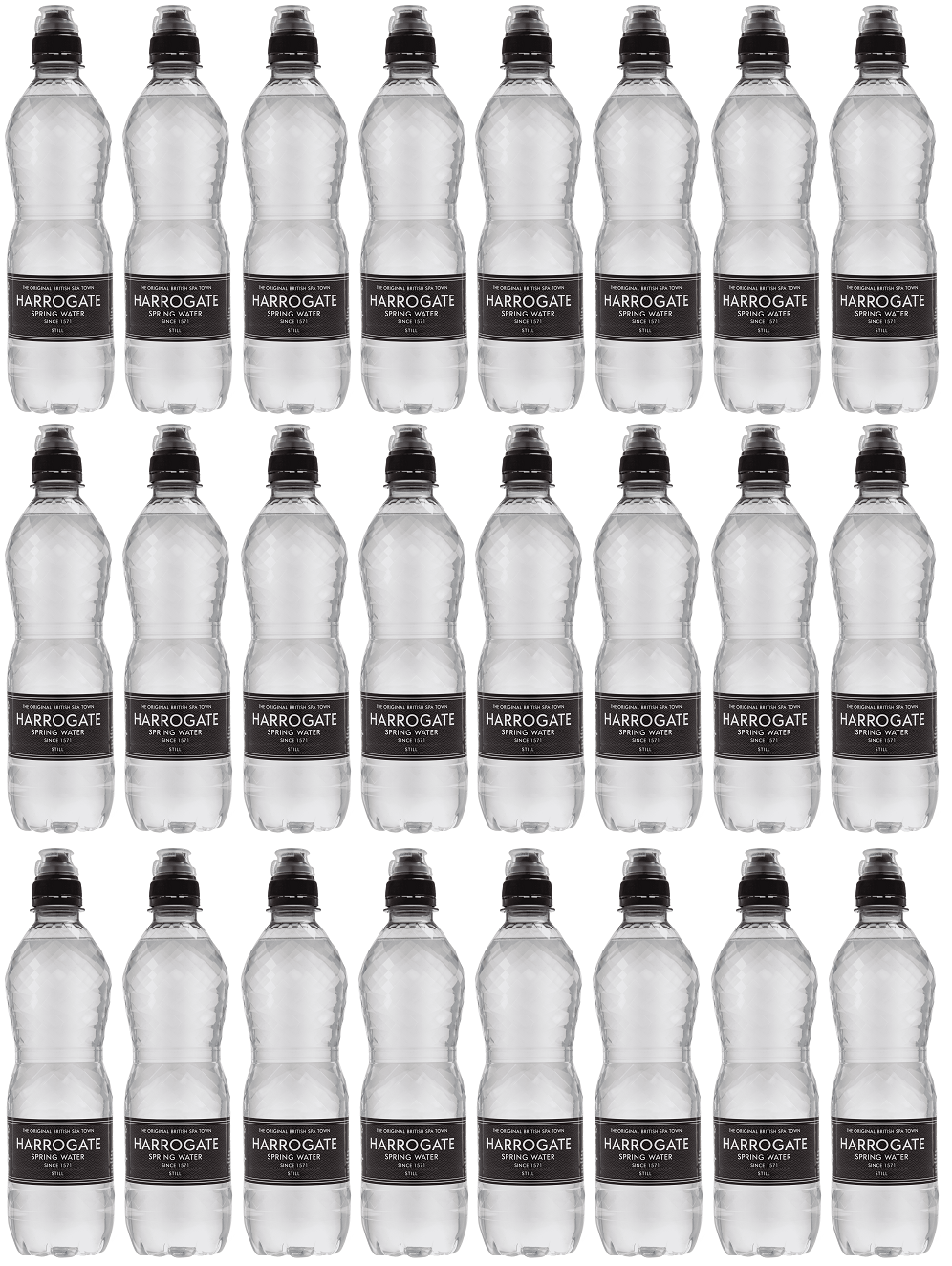 24 x Harrogate Water PET sports cap water - 500ml