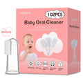 102PCS Baby Tongue Cleaner & Finger Toothbrush Set – 0-36 Months