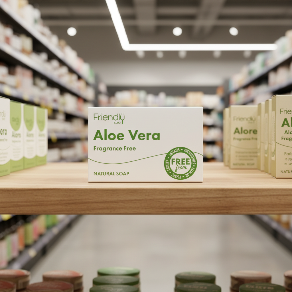6 x Friendly Soap Aloe Vera Soap - 95g