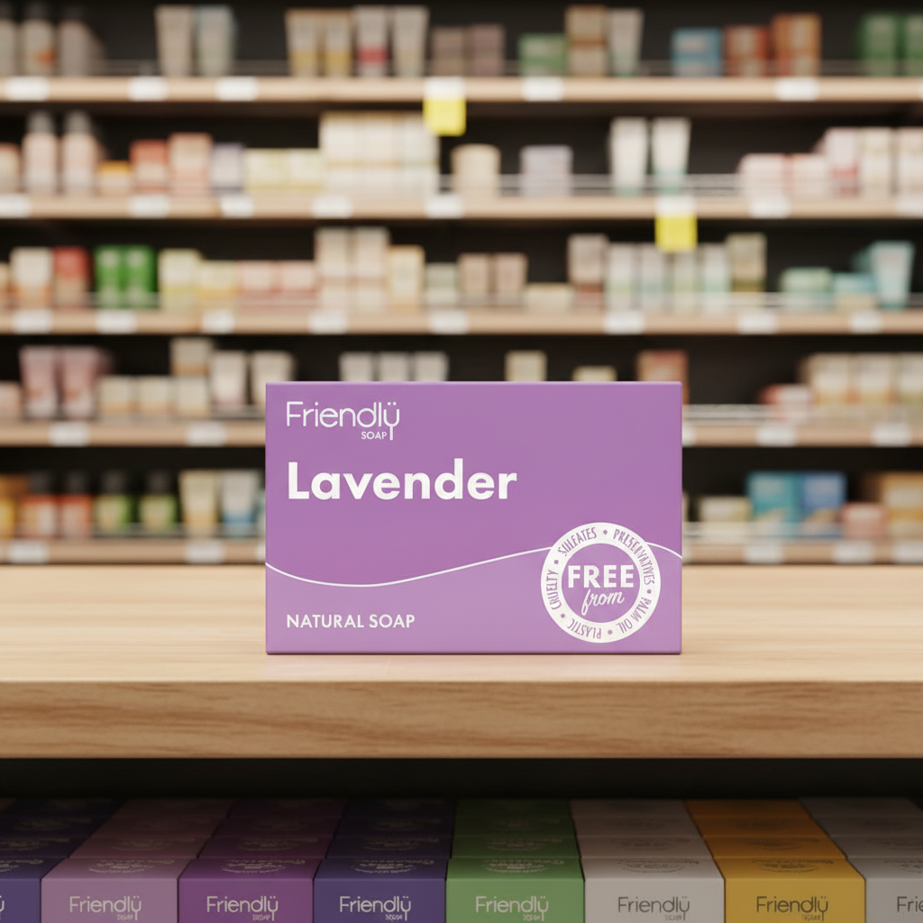 6 x Friendly Soap Lavender Soap - 95g