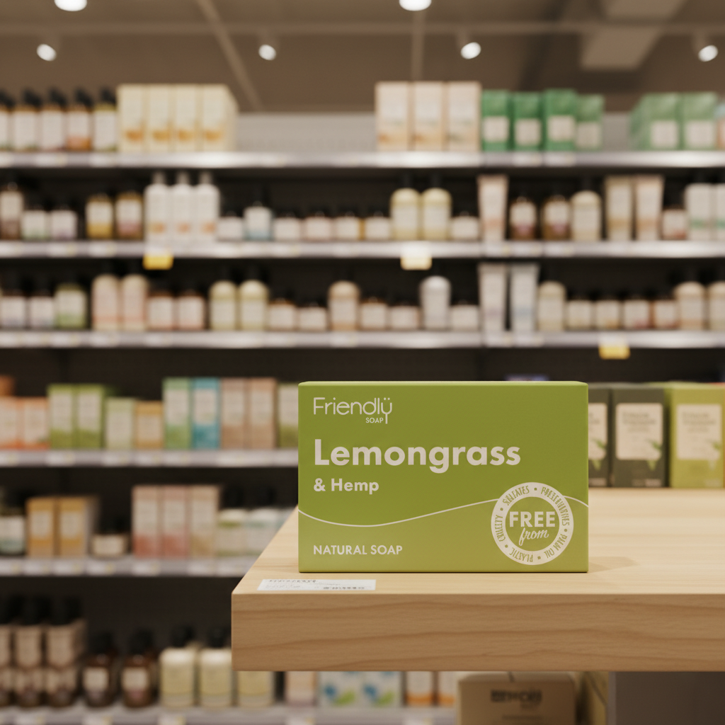 6 x Friendly Soap Lemongrass Soap - 95g
