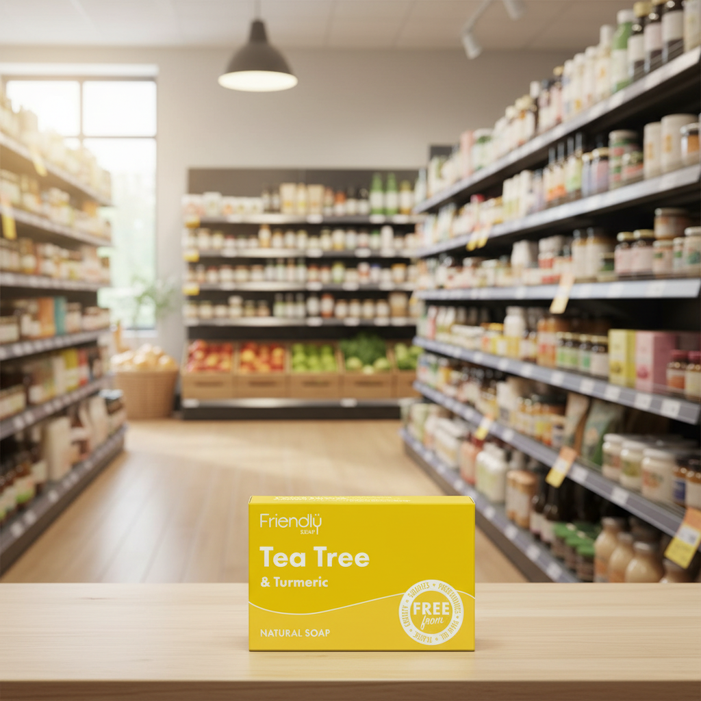 6 x Friendly Soap Tea Tree & Turmeric Soap - 95g