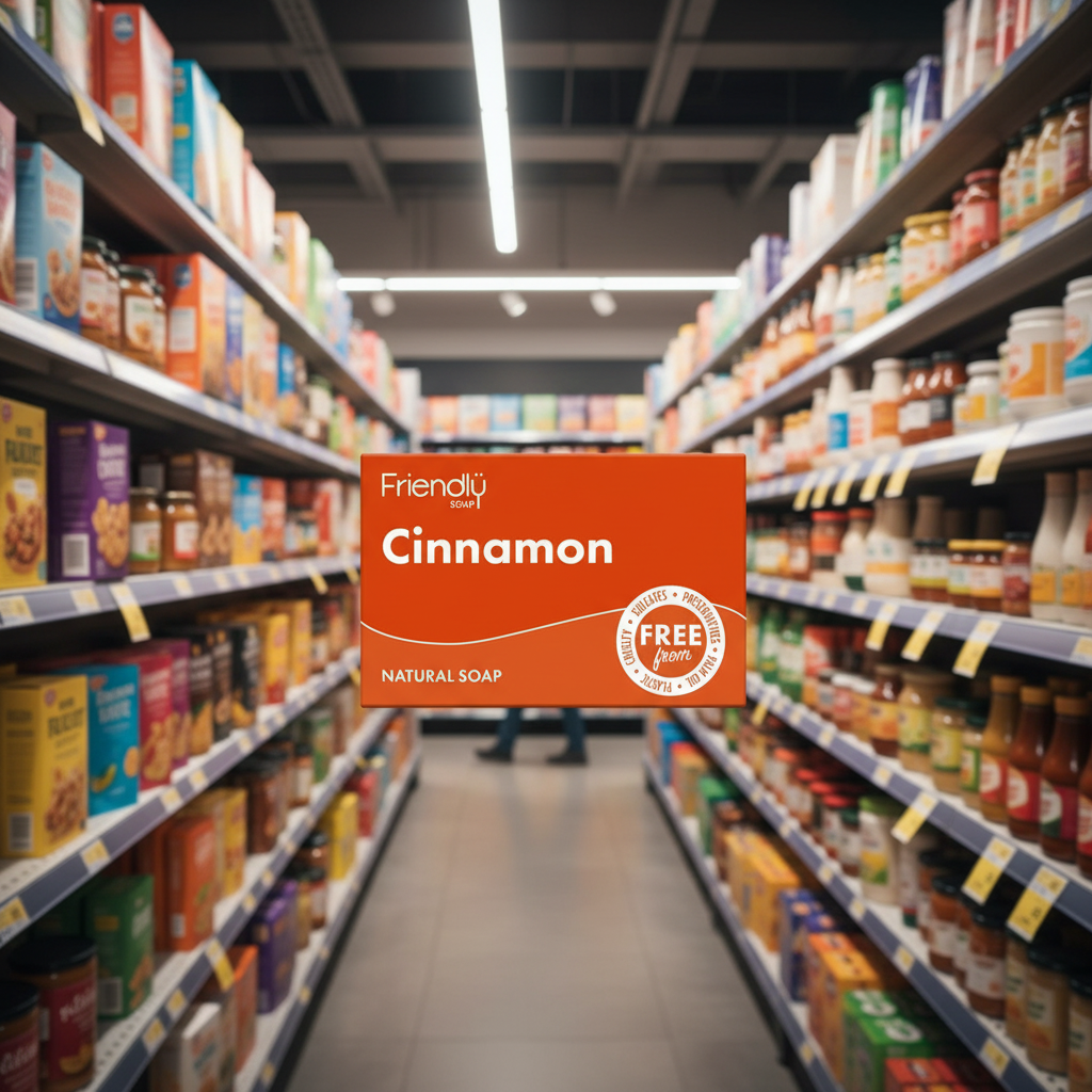 6 x Friendly Soap Cinnamon Soap - 95g