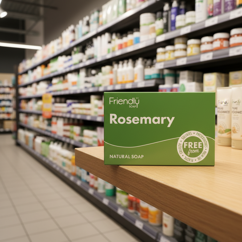 6 x Friendly Soap Rosemary Soap - 95g