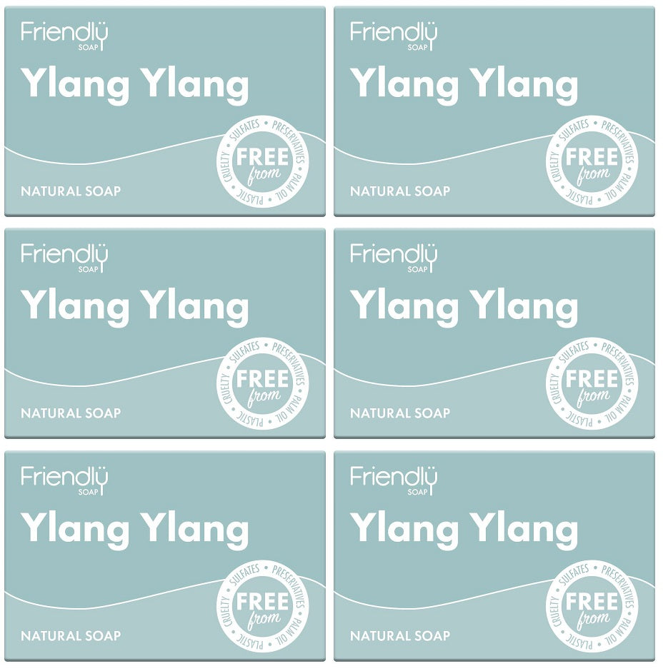 6 x Friendly Soap Ylang Ylang Soap - 95g