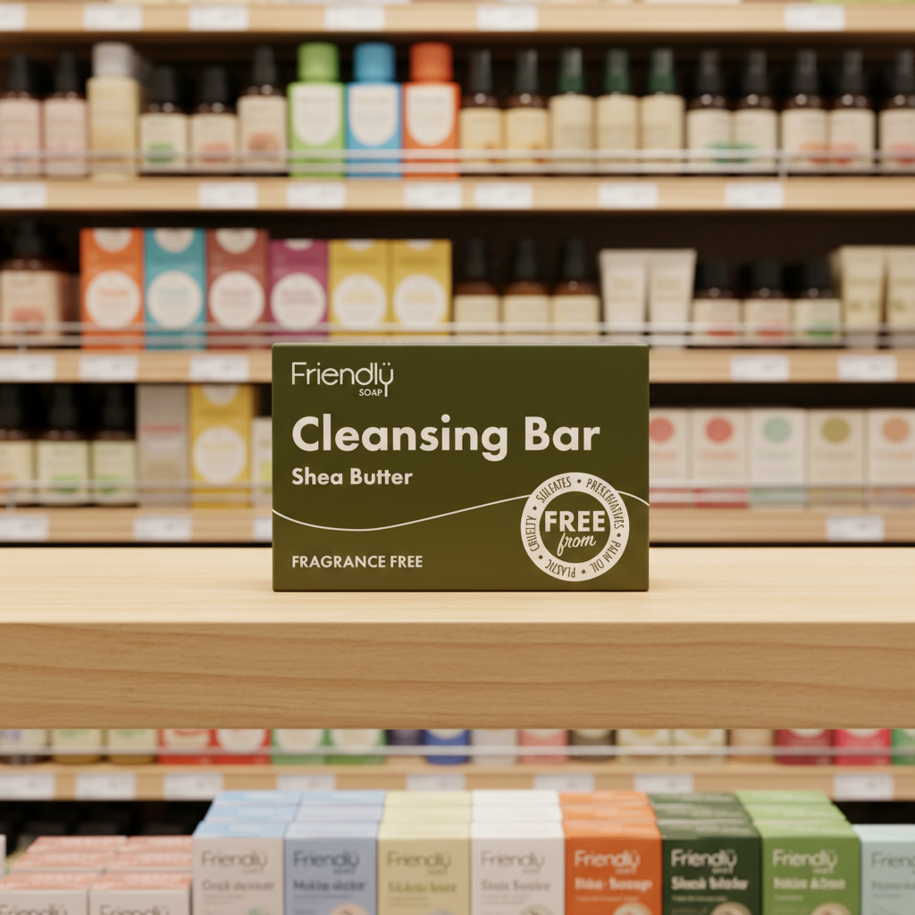 6 x Friendly Soap Shea Butter Cleansing Bar - 95g