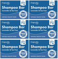 6 x Friendly Soap Lavender & Tea Tree Shampoo Bar - 95g