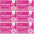 6 x Friendly Soap Lavender & Geranium Shampoo Bar - 95g