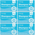6 x Friendly Soap Peppermint & Eucalyptus Shampoo Bar - 95g