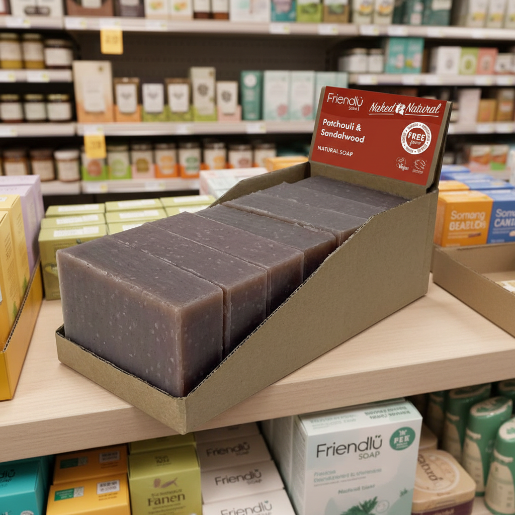 6 x Friendly Soap N & N Soap Patchouli & Sandalwood - 95g