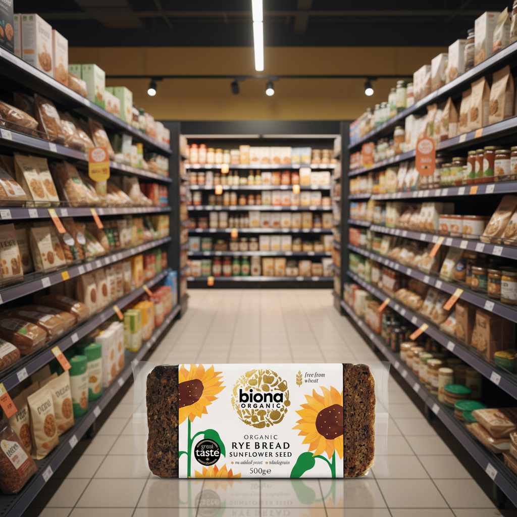 Biona Organic Rye Bread - Sunflower Seed - 500g