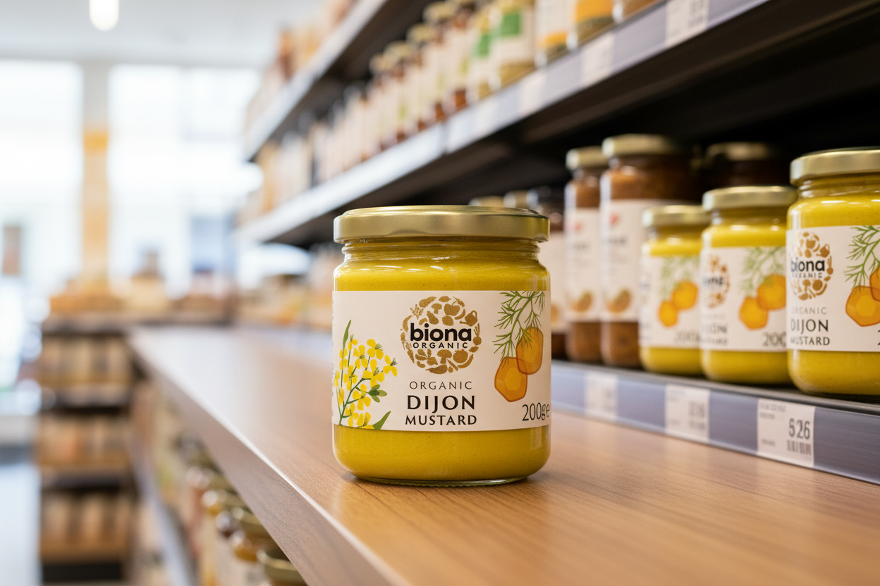 Biona Organic Dijon Mustard - 200g