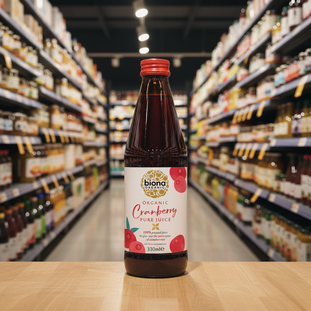 Biona Organic Cranberry Pure Pressed Juice - 330ml