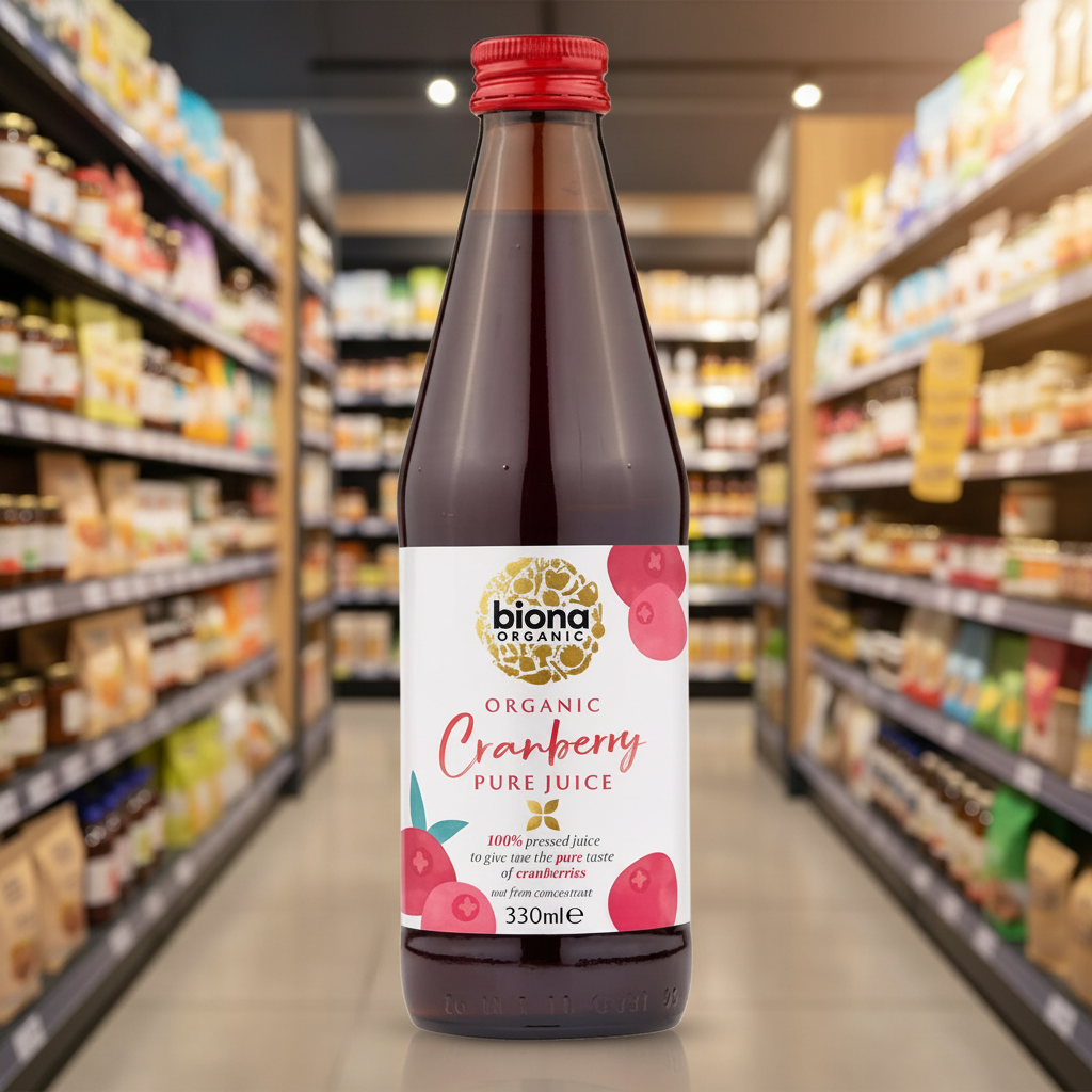 Biona Organic Cranberry Pure Pressed Juice - 330ml