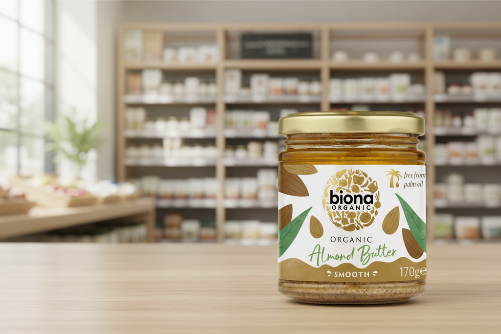 Biona Organic Almond Butter - Smooth - 170g
