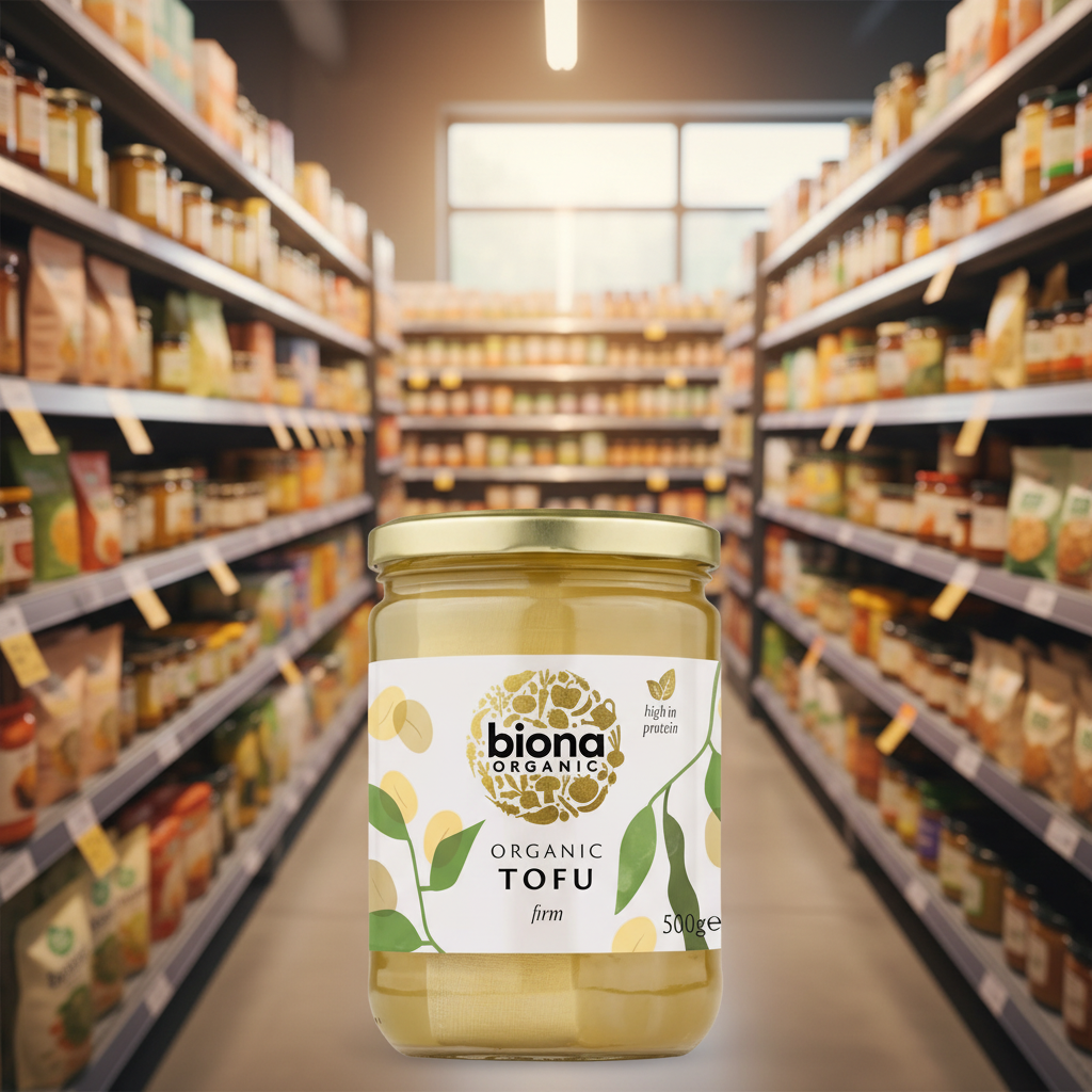 Biona Organic Plain Tofu - Ambient - Jar - 500g