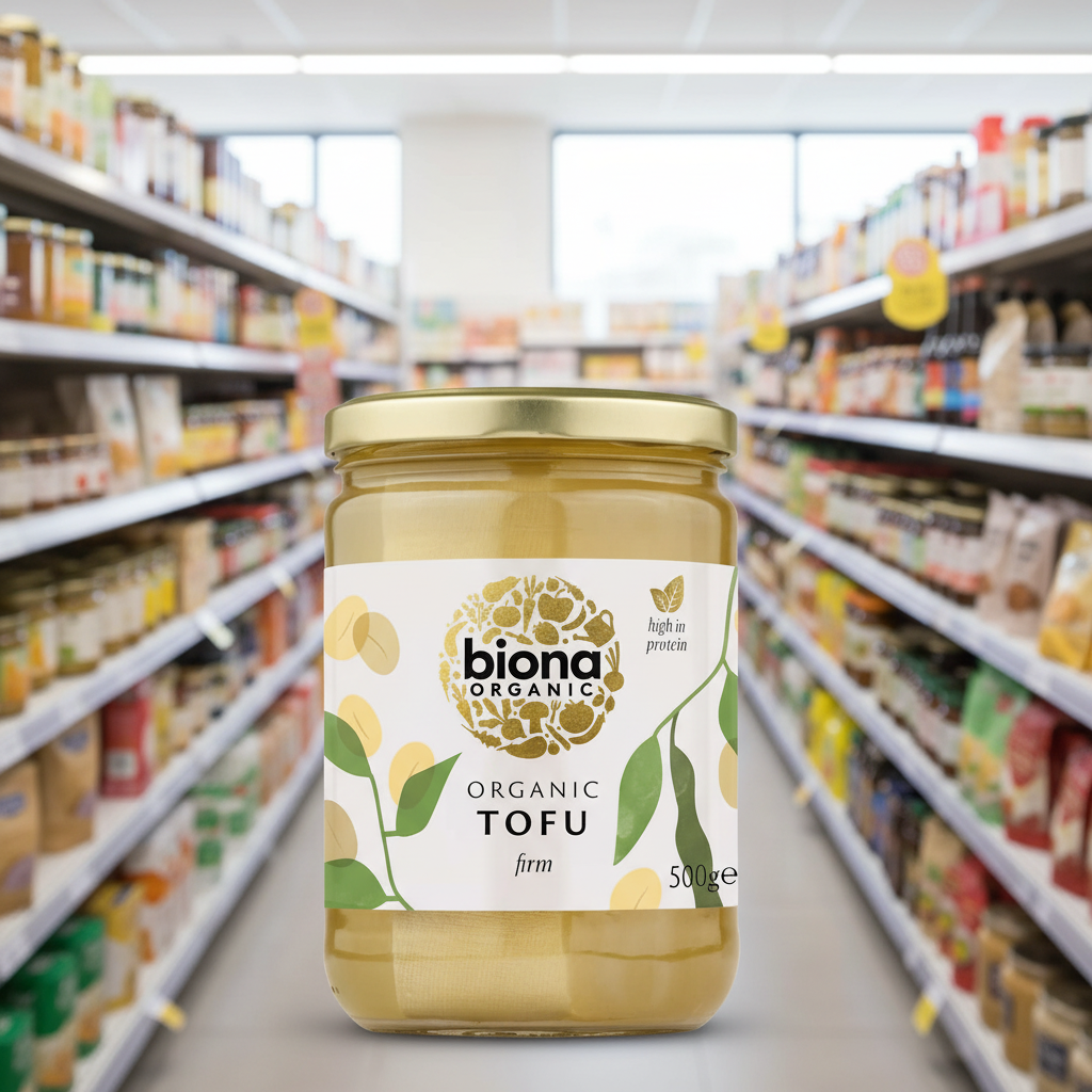 Biona Organic Plain Tofu - Ambient - Jar - 500g