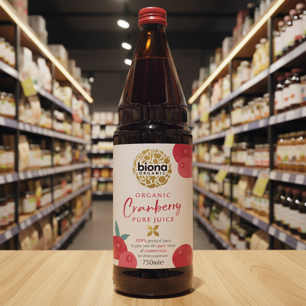 Biona Organic Cranberry Pure Pressed Juice - 750ml
