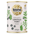 Biona Organic Lentils Vert - 400g