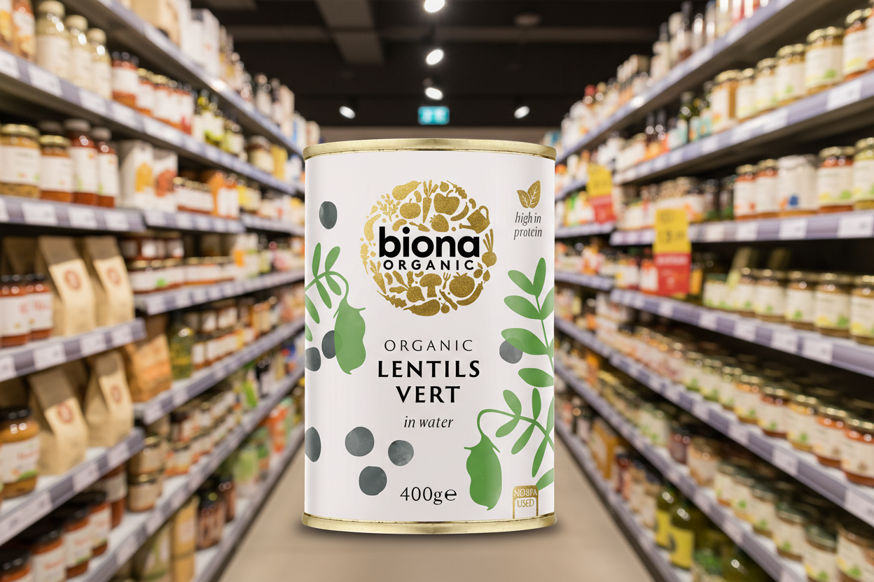 Biona Organic Lentils Vert - 400g