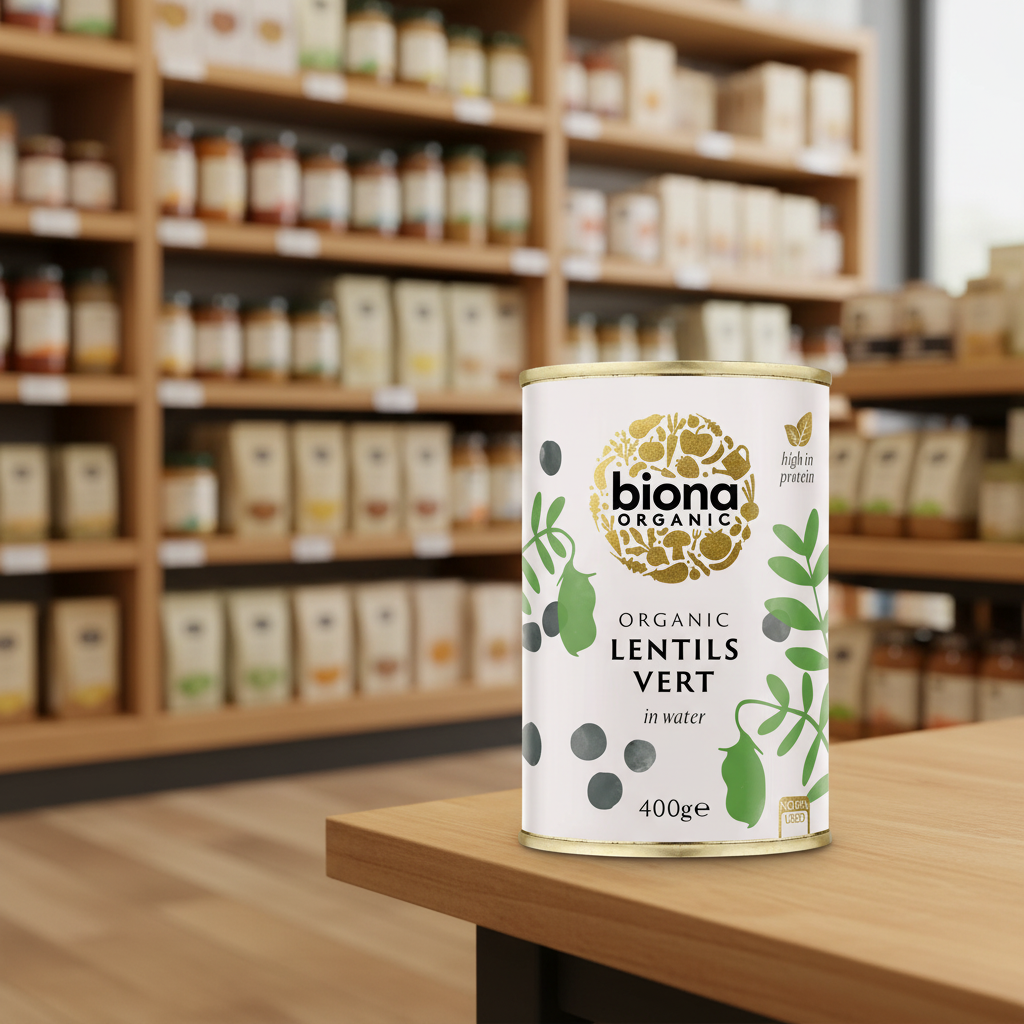 Biona Organic Lentils Vert - 400g
