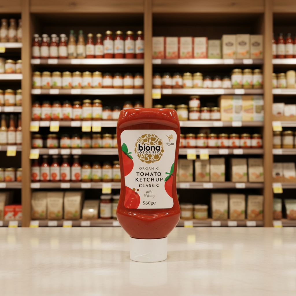 Biona Organic Tomato Ketchup -Squeezy - 560g