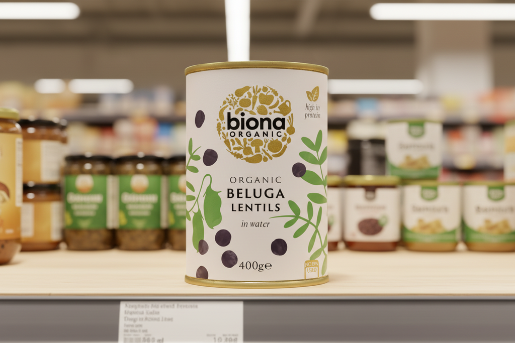 Biona Organic Beluga Lentils - 400g