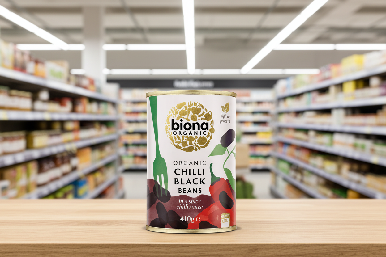 Biona Organic Chilli Black Beans - 410g