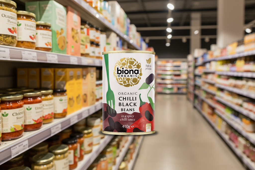 Biona Organic Chilli Black Beans - 410g