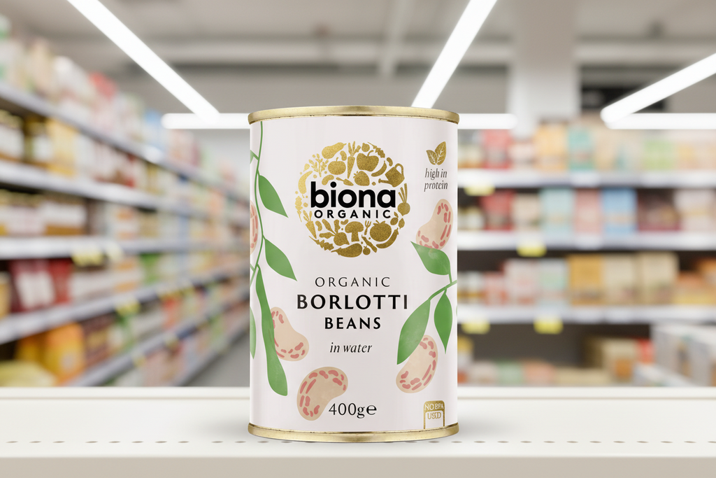 Biona Organic Borlotti Beans - 400g