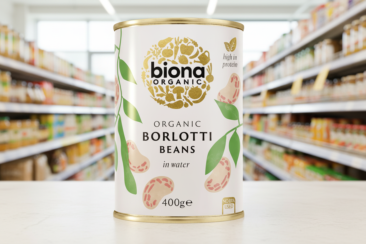 Biona Organic Borlotti Beans - 400g