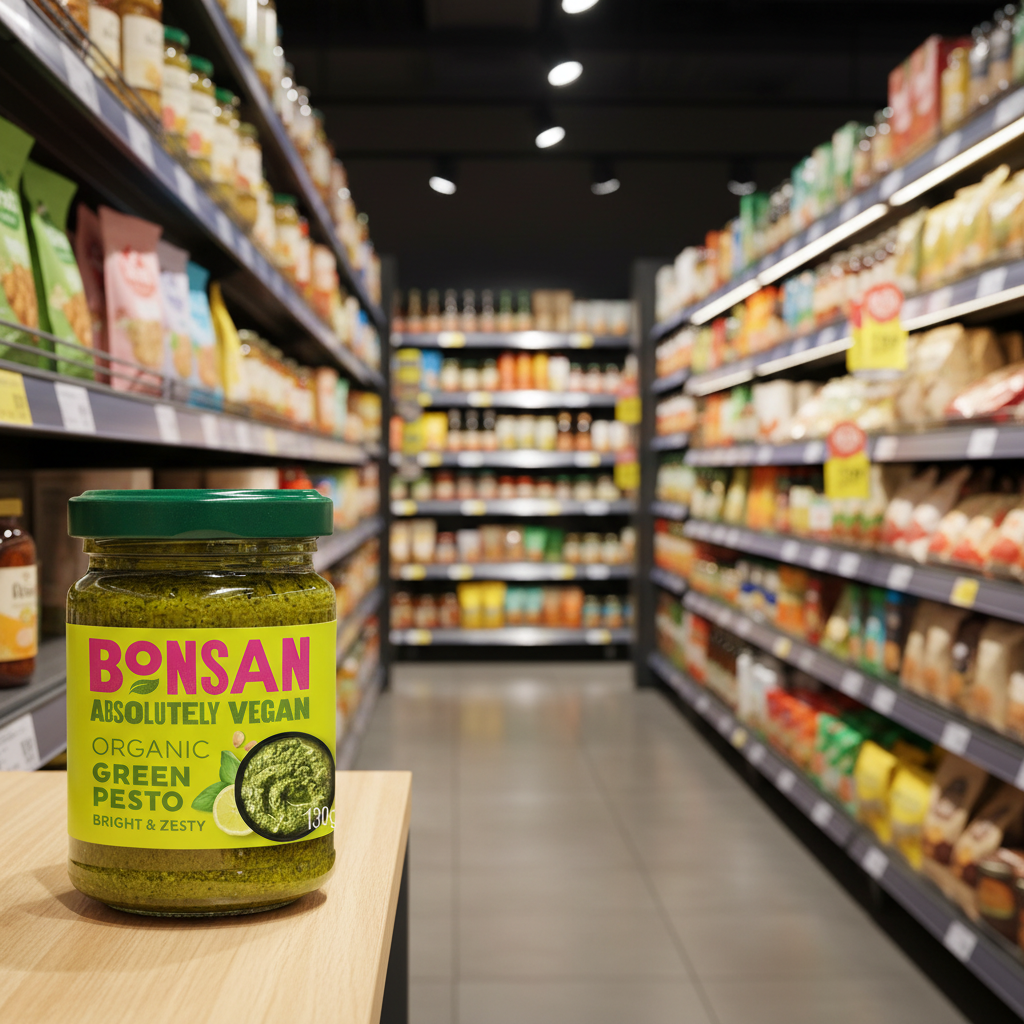 Bonsan Organic Green Pesto - 130g