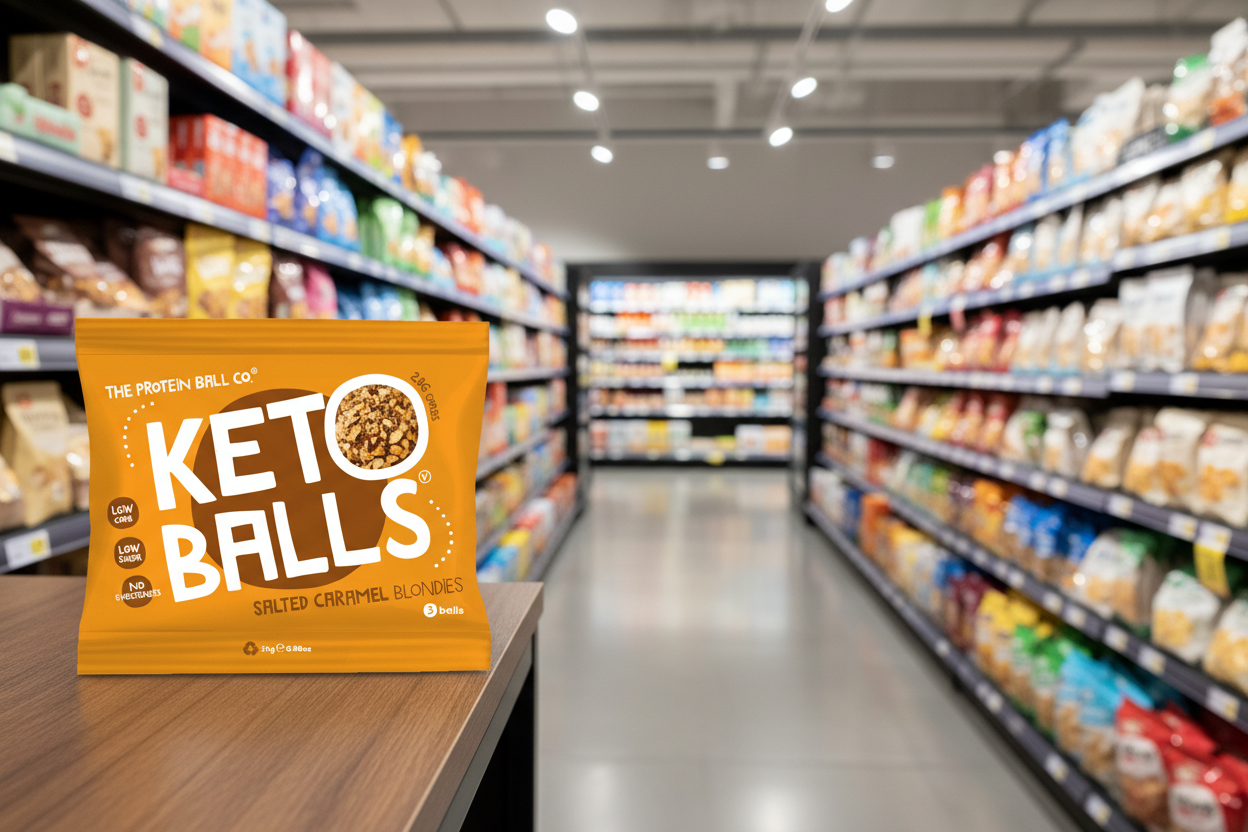 20 x The Protein Ball co Salt/Caramel Blondies Keto Ball - 25g