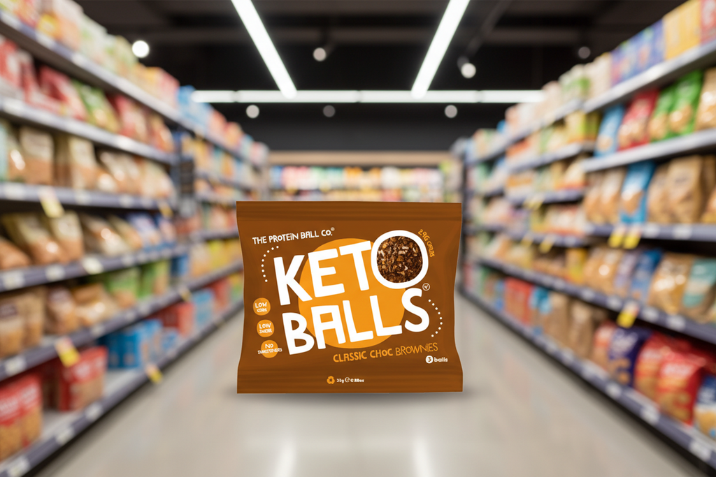 20 x The Protein Ball co Classic Choc Brownies Keto Ball - 25g