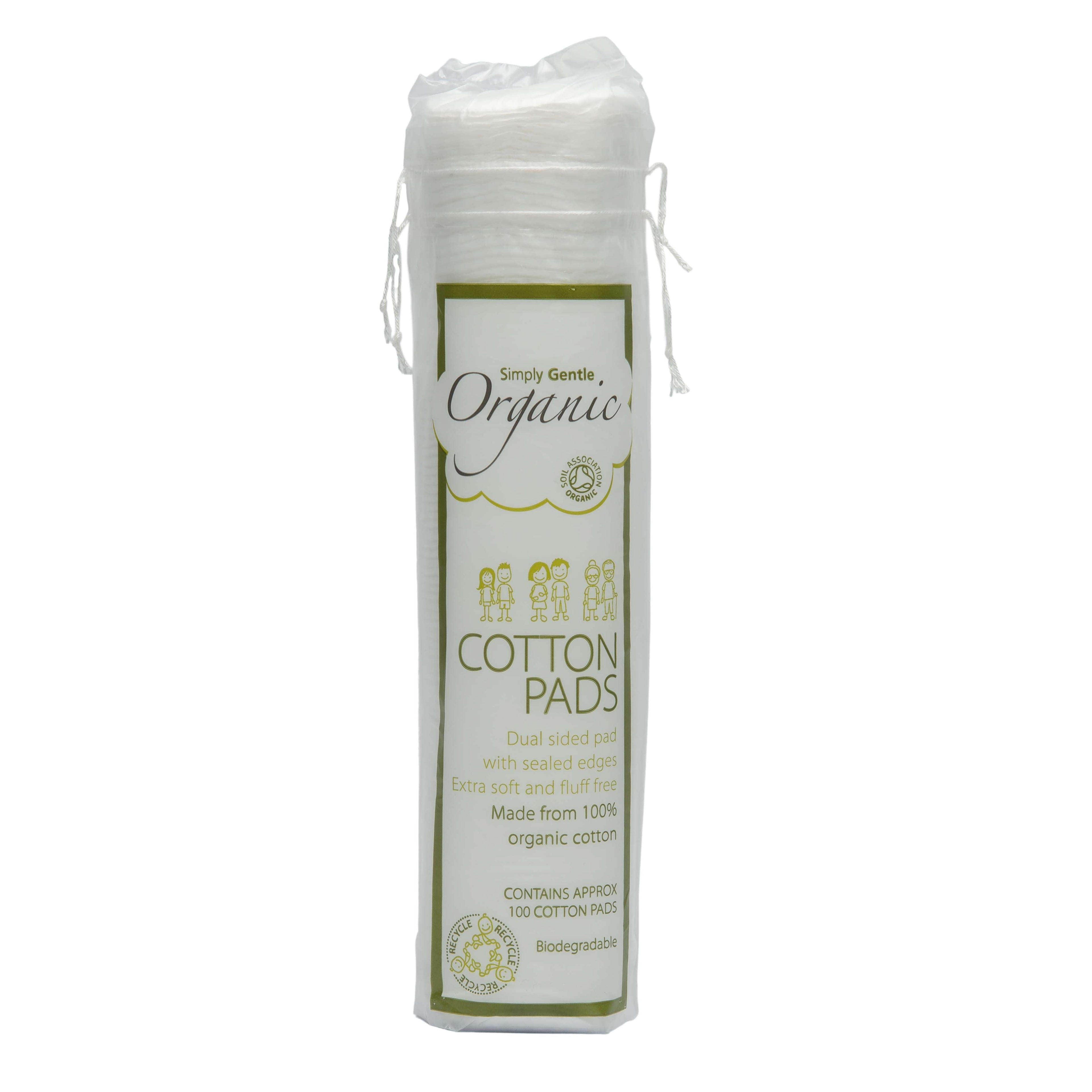 Simply Gentle Org cotton pads - 100pc